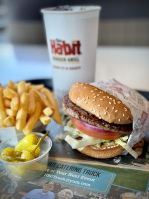 Impossible Burger  at The Habit Burger Grill  in El Segundo