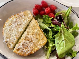 Vegan grilled cheese  at No 96 Front Street in Issaquah