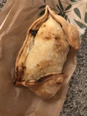 Sobrasada empanadilla at Santoni - When food is the solution in Barcelona