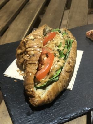 “Tuna” sandwich   at Santoni - When food is the solution in Barcelona