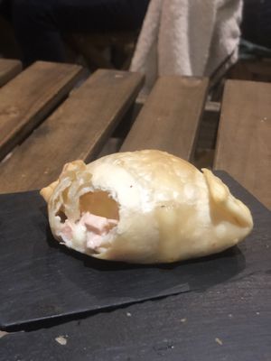 Empanada queso/jamon   at Santoni - When food is the solution in Barcelona