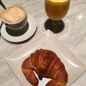 awesome croissant!  at Santoni - When food is the solution in Barcelona