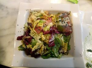Salad at Santoni - When food is the solution in Barcelona