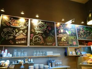 Vegan meats and cheeses, as well as pastries and smoothies. at Santoni - When food is the solution in Barcelona