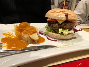 Veggie burguer at Santoni - When food is the solution in Barcelona