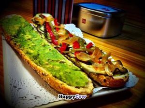 Avocado and vegetables sandwich
	
 at Santoni - When food is the solution in Barcelona