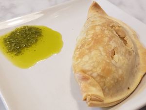 Pumpkin empanada at Santoni - When food is the solution in Barcelona