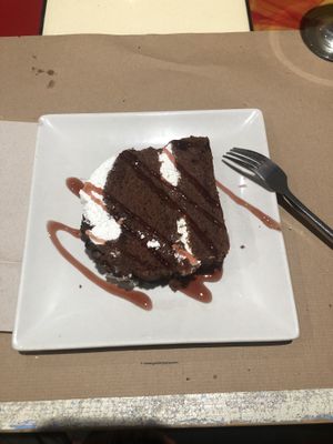 Pastel de chocolate at Santoni - When food is the solution in Barcelona