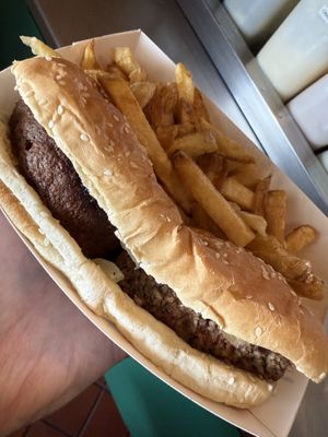 Beyond burger and fries.   at The Dog House in Bodega Bay