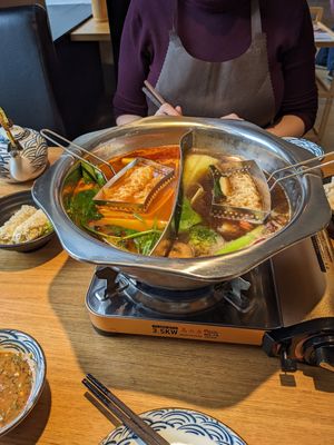 Tomato/mushroom at Chilipepper Hotpot - 醉川老火锅 in Vienna