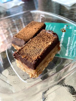 Raw snickers bar -- so decadent!  at Pure Juice Cafe in Arlington Heights