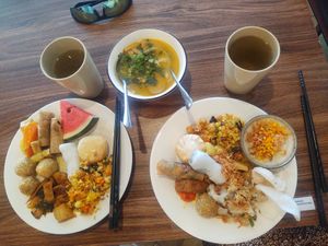 Buffet for 2 (170K in total) at Tam Tue Bi in Hanoi