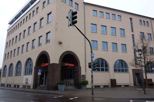 Outside at L'Osteria in Saarbrucken