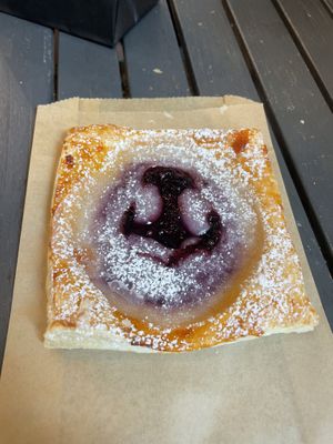 Vegan berry tarte   at Just Baked  in Paso Robles