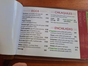 Breakfast menu at Bajo Café - Quinta in Playa Del Carmen