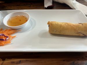 Spring rollls  at Srijom's Place Thai Restaurant in Bloomsburg