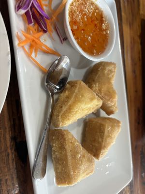 Crispy tofuu  at Srijom's Place Thai Restaurant in Bloomsburg