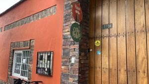 Entrance. You can knock on the window and order to go  at Cero Pollito - Usaquén in Bogota