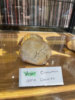 Vegan cinnamon apple cookie  at Rendezvous Cafe in Denver