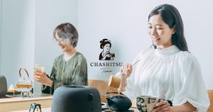 You can brew Japanese tea by yourself. at Chashitsu Time in Osaka