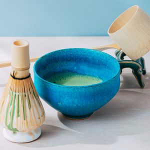 You can make Matcha by yourself. at Chashitsu Time in Osaka