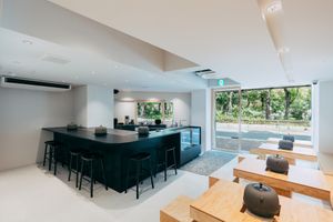 inside at Chashitsu Time in Osaka