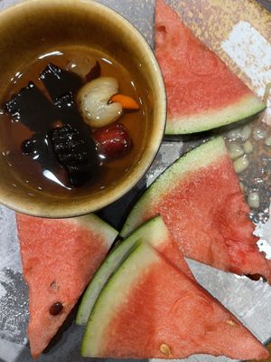 Vegan dessert   at Tara Chay in Hanoi