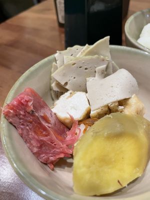 Beef and tofu   at Tara Chay in Hanoi