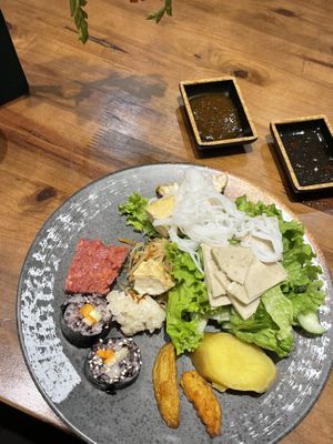 Sushi and rice balls were amazing   at Tara Chay in Hanoi