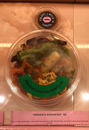 Farmer’s breakfast salad   at Wild Souls - Dubail Mall in Dubai