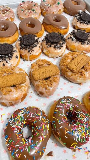 Donuts 🍩 #Veganuary at Chez Marie Pan & Café in Hermosillo
