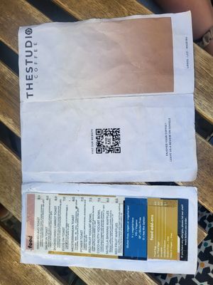 They could update their menu, the used-look is not really appealing... at The Studio in Funchal