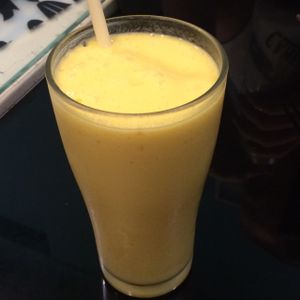 mango shake  at Morning Glory in Chiang Mai