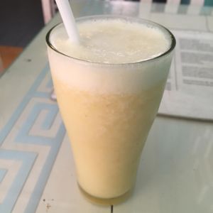 Pineapple shake, 30 baht at Morning Glory in Chiang Mai