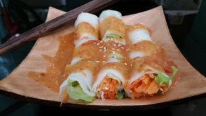 fresh rolls at Morning Glory in Chiang Mai
