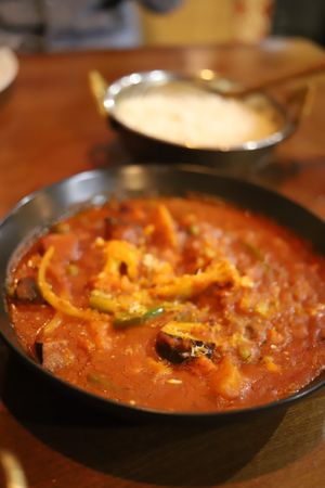 Vegan tikka masala at Delhicacy in Cedar Rapids