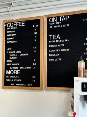 Menu  at Offset Coffee  in Manhattan Beach