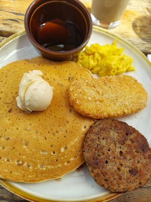 American Breakfast at Cooper's Co-op Cafe in Portland