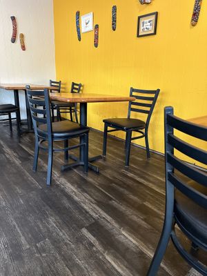 Love the bright decor. Cozy, clean, homey feel.  at Cooper's Co-op Cafe in Portland