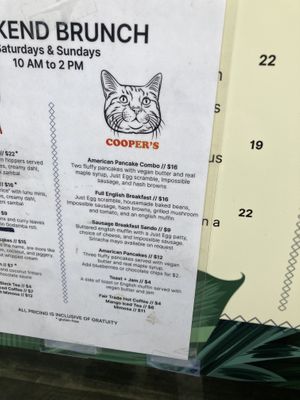   at Cooper's Co-op Cafe in Portland
