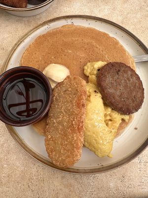 Classic breakfast plate   at Cooper's Co-op Cafe in Portland