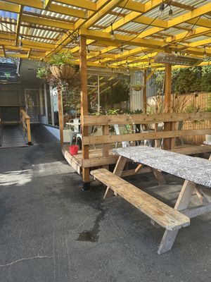 Seating area  at Cooper's Co-op Cafe in Portland