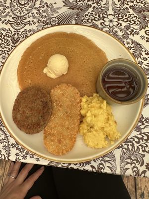 Pancake breakfast  at Cooper's Co-op Cafe in Portland