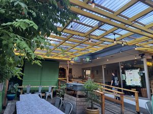   at Cooper's Co-op Cafe in Portland