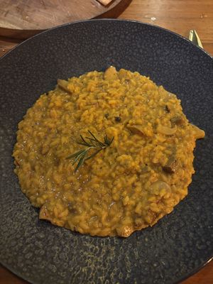 Vegan risotto   at Casa Rolandi in Cancun