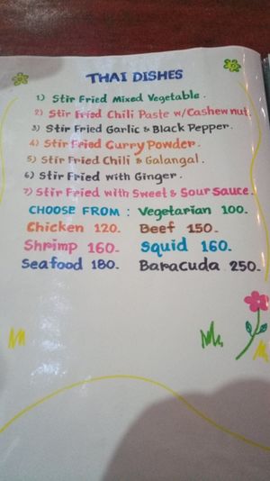 Thai at Ohana Restaurant & Bar in Koh Lanta