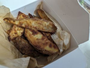 Jojo potatoes at Village Farmacy  in Poland