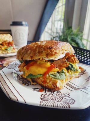 Saturdays we offer pancakes and also breakfast sandwiches or burritos. Menu changes weekly! (Pancakes are always in the rotation though.)  at Village Farmacy  in Poland