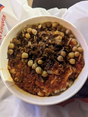 Koshari at Koshary Abu Tarek - Global Village in Dubai