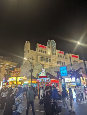 Opposite view at Koshary Abu Tarek - Global Village in Dubai